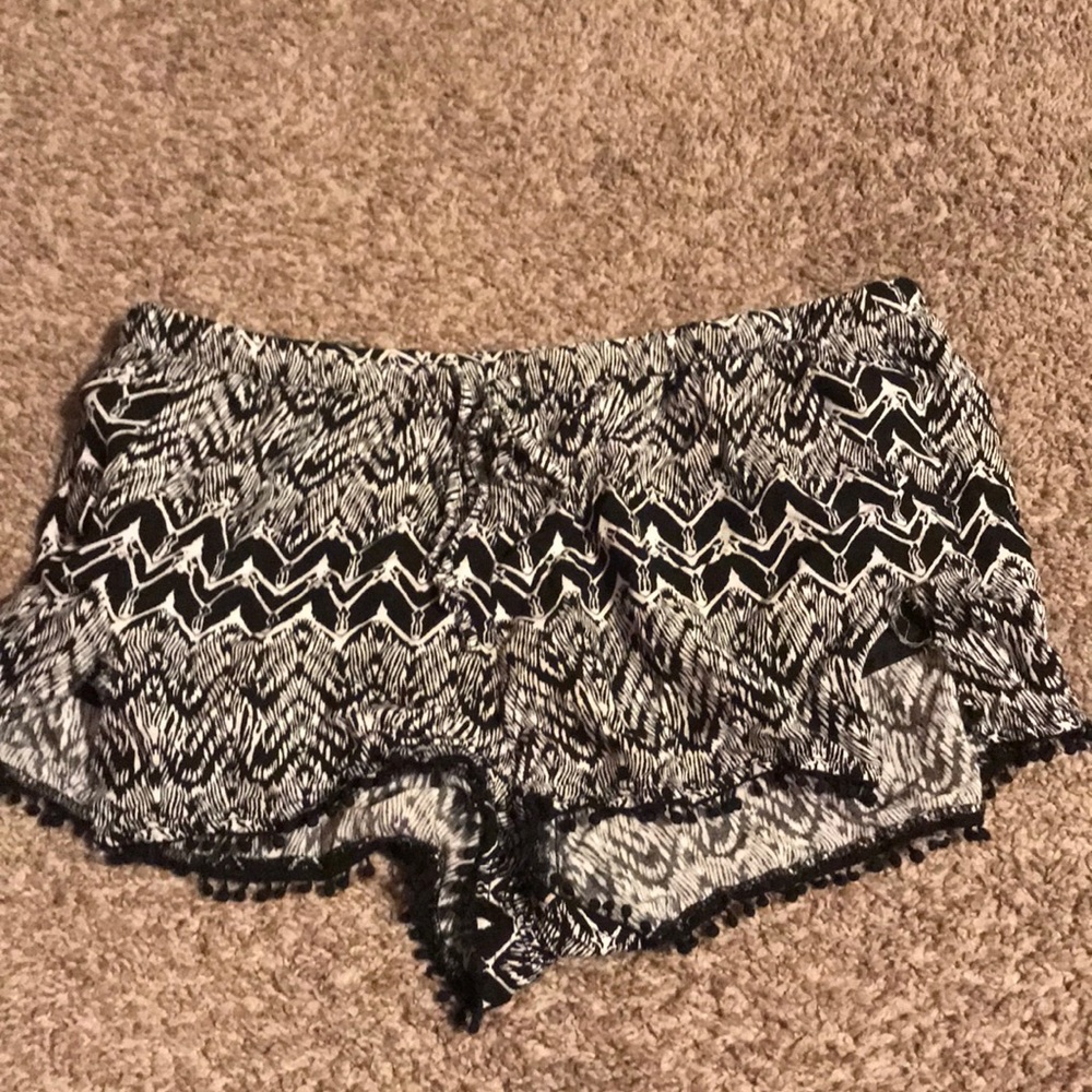 Cute black and white shorts